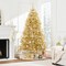 Best Choice Products Artificial Tinsel Christmas Tree - Champagne Gold
